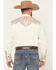 Image #4 - Scully Men's Solid Long Sleeve Pearl Snap Western Shirt, Cream, hi-res