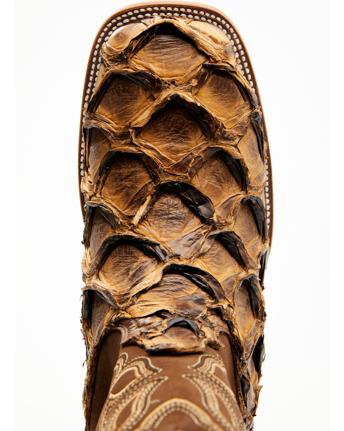 Image #6 - Cody James Men's Exotic Pirarucu Western Boots - Broad Square Toe, , hi-res