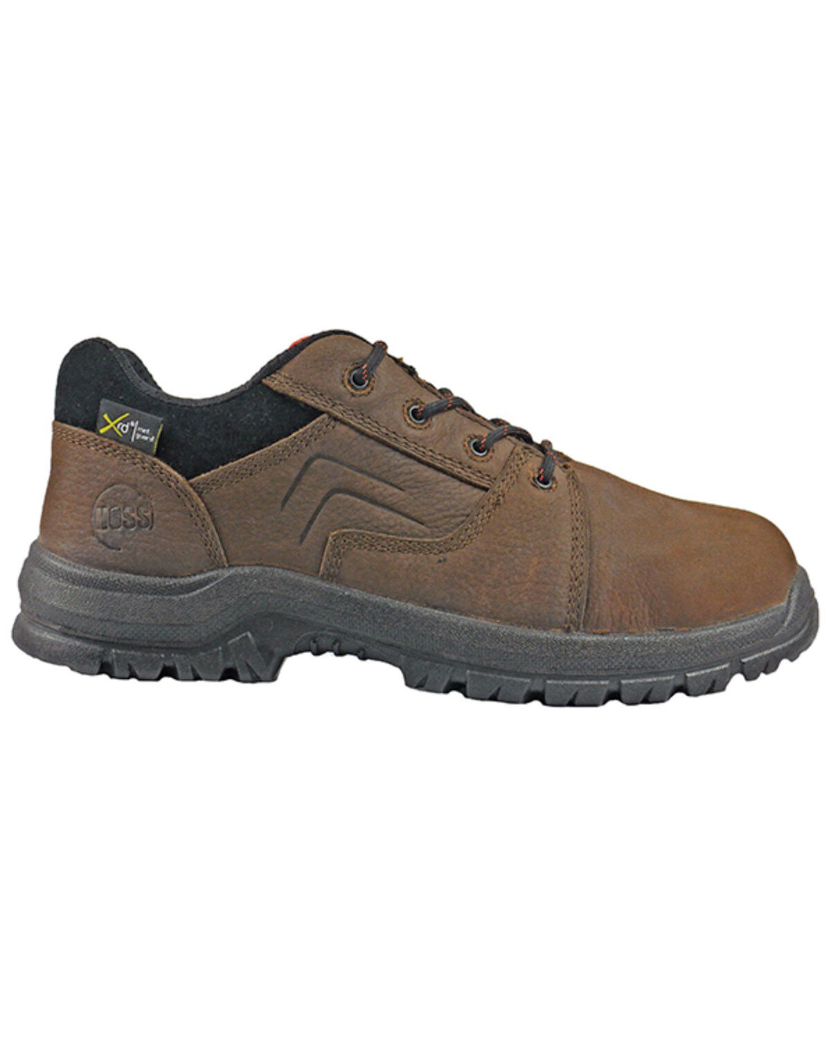 Image #2 - Hoss Men's Lacer Met Guard Work Boots - Composite Toe, Brown, hi-res