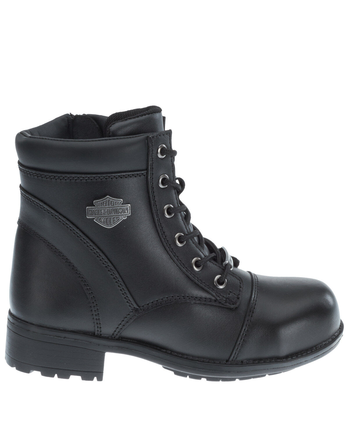 Image #2 - Harley Davidson Women's Raine Moto Boots - Steel Toe, , hi-res