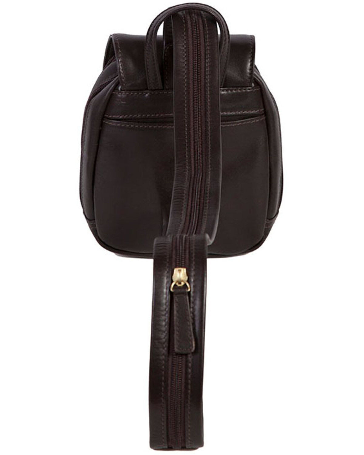 Image #2 - Scully Women's Poppi Leather Mini Backpack, Chocolate, hi-res