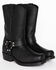 Image #1 - Cody James® Men's Zipper Harness Motorcycle Boots, , hi-res