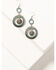 Shyanne Women's Desert Wanderer Concho Earrings, Silver, hi-res