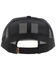 Image #2 - Hooey Men's Liberty Roper Trucker Cap, Black, hi-res