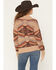 Image #4 - Cotton & Rye Women's Southwestern Print Button-Down Cardigan, Brown, hi-res