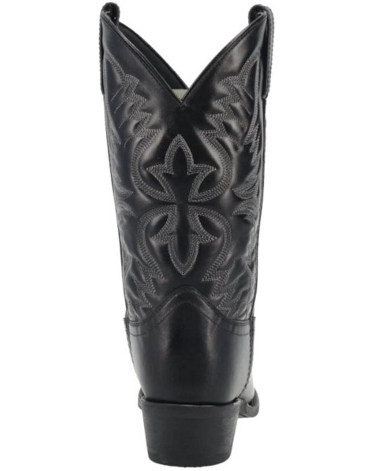 Image #10 - Laredo Men's Embroidered Round Toe Western Boots, Black, hi-res
