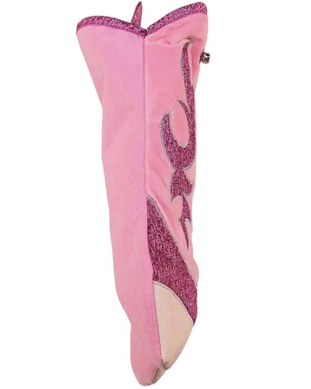 Image #5 - Kurt Adler Velvet and Metallic Cowboy Boot Stocking, Multi, hi-res