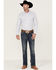 Cody James Men's Sand Creek Tonal Solid Long Sleeve Snap Western Shirt - Big & Tall , White, hi-res