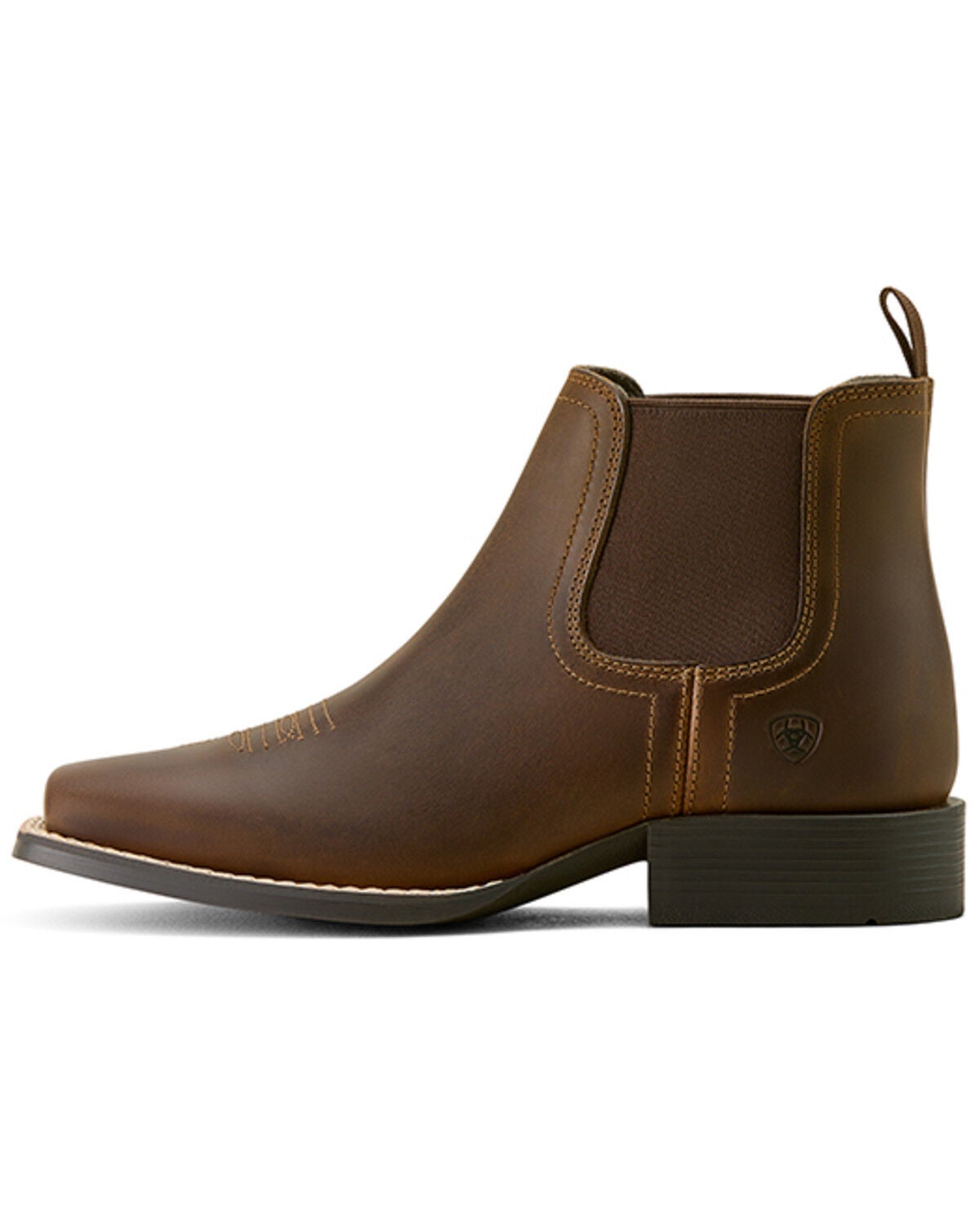 Product Name:  Ariat Boys' Booker Distressed Chelsea Boots - Broad Square Toe