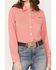 Ariat Women's VentTEK Checkered Print Long Sleeve Button Down Stretch Western Shirt, Red, hi-res