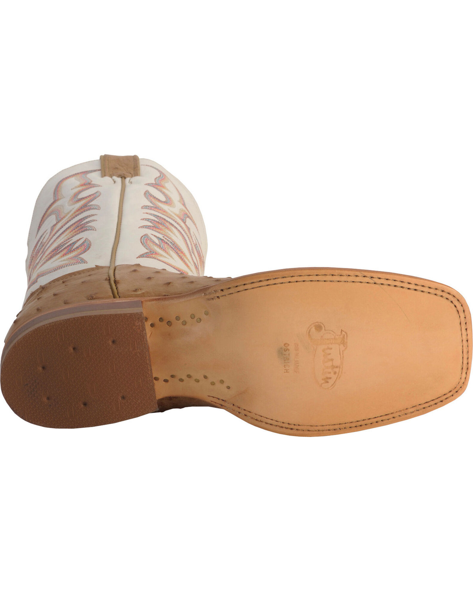 Justin aqha full quill ostrich discount