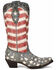 Image #2 - Corral Women's Blue Jeans Stars & Stripes Western Boots - Snip Toe, , hi-res