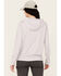 Image #4 - Carhartt Women's Force Sun Defender Relaxed Fit Lightweight Logo Hooded Graphic Long Sleeve, Light Purple, hi-res