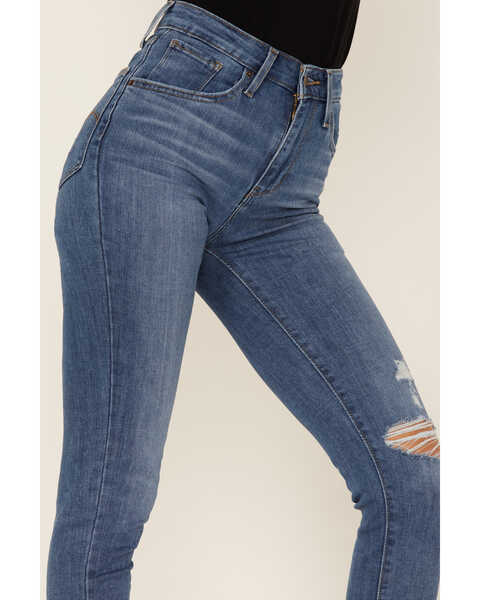 Levi's Women's 721 Medium Wash Chelsea Bend High Rise Skinny Jeans | Boot  Barn