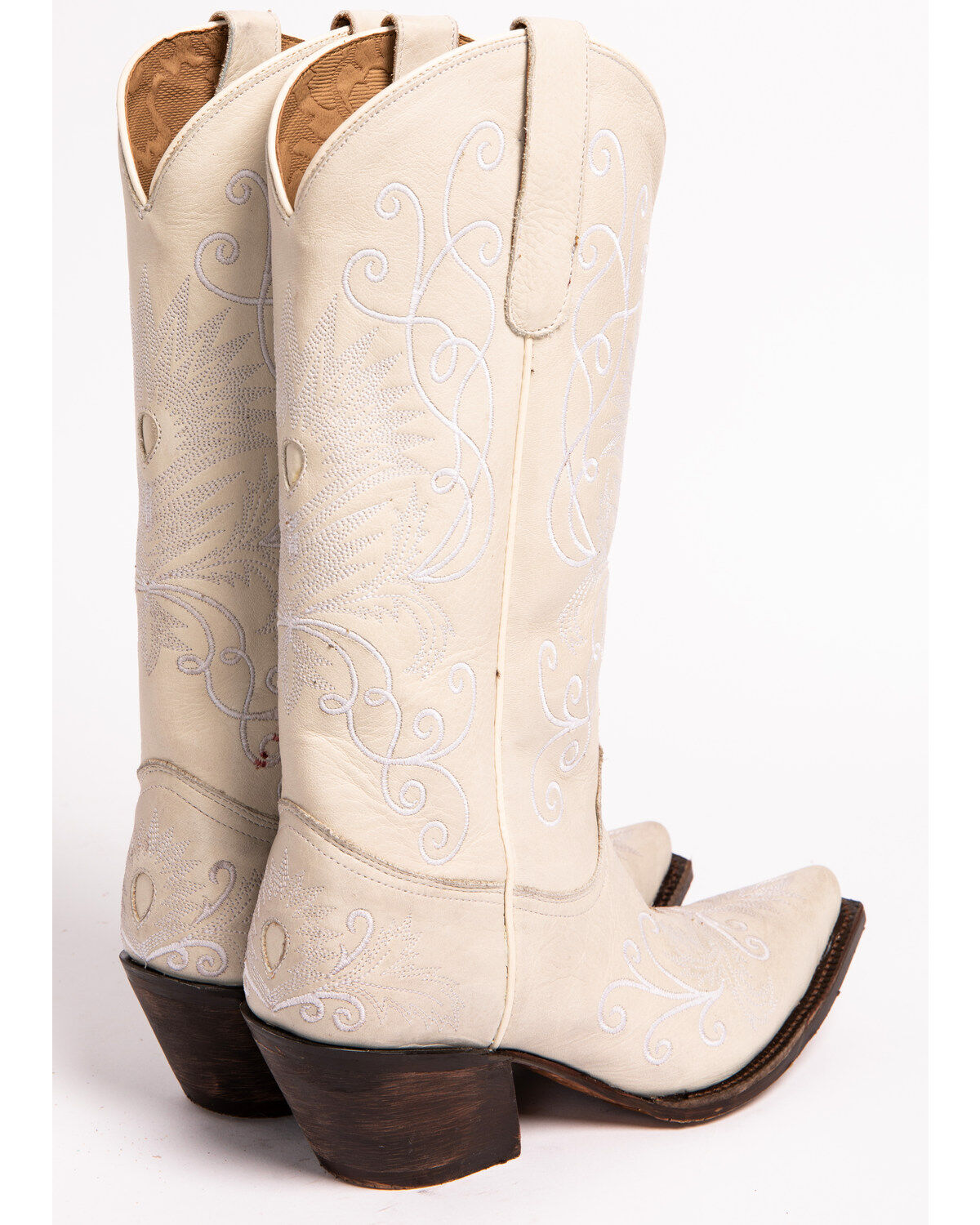 Ivory cowboy boots clearance