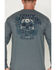 Image #4 - Cody James Men's FR Skull Logo Graphic Long Sleeve Work T-Shirt, Slate, hi-res