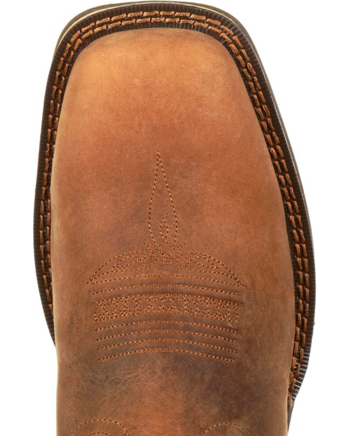 Image #6 - Rebel by Durango Men's Desert Camo Western Performance Boots - Square Toe, Brown, hi-res