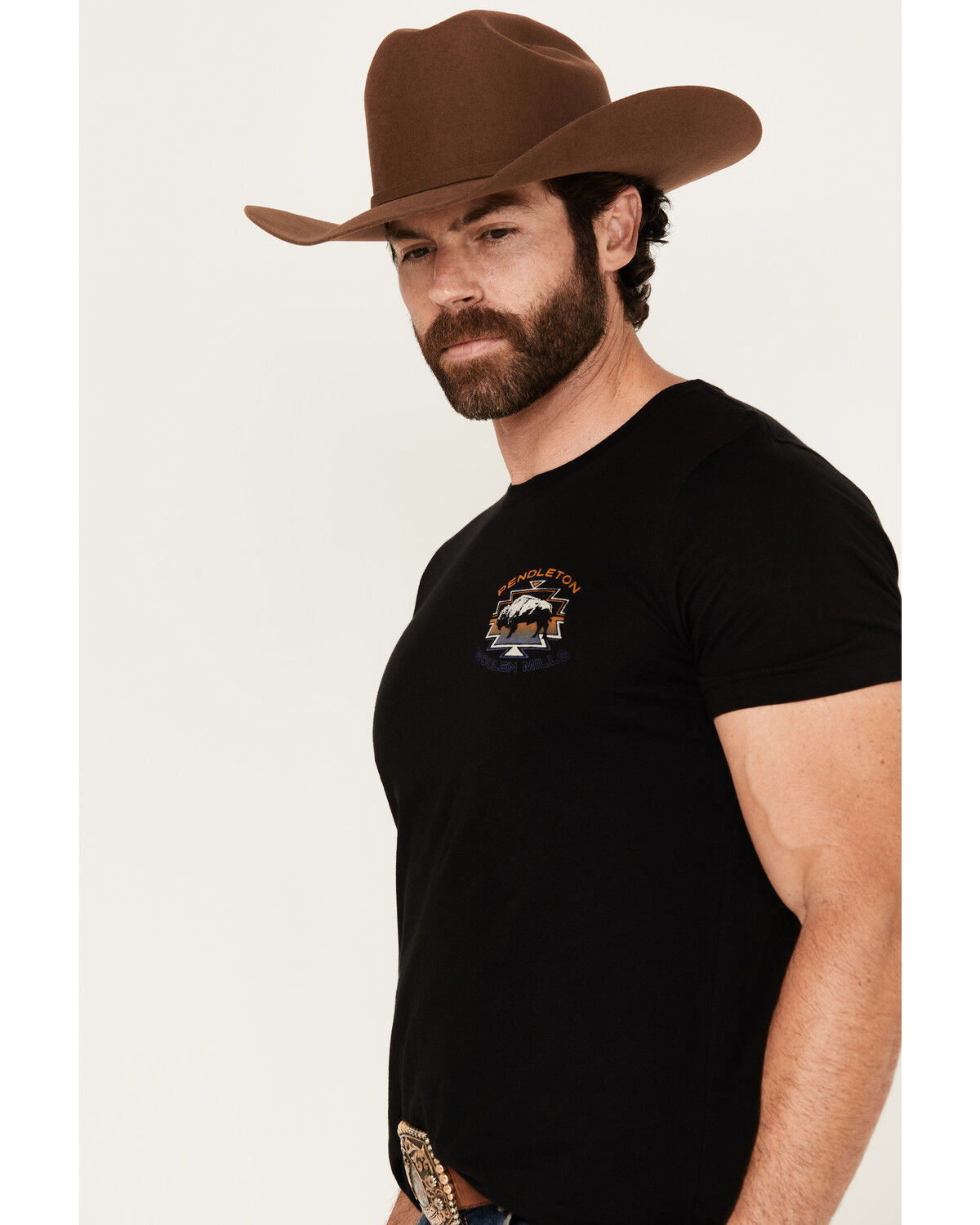 Image #3 - Pendleton Men's Horseshoe Scenic Logo Short Sleeve Graphic T-Shirt, , hi-res