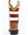 Image #5 - Cody James Youth Boys' American Flag Western Boots - Square Toe, , hi-res