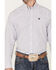 Image #3 - Cinch Men's Small Print Long Sleeve Button Down Western Shirt, White, hi-res