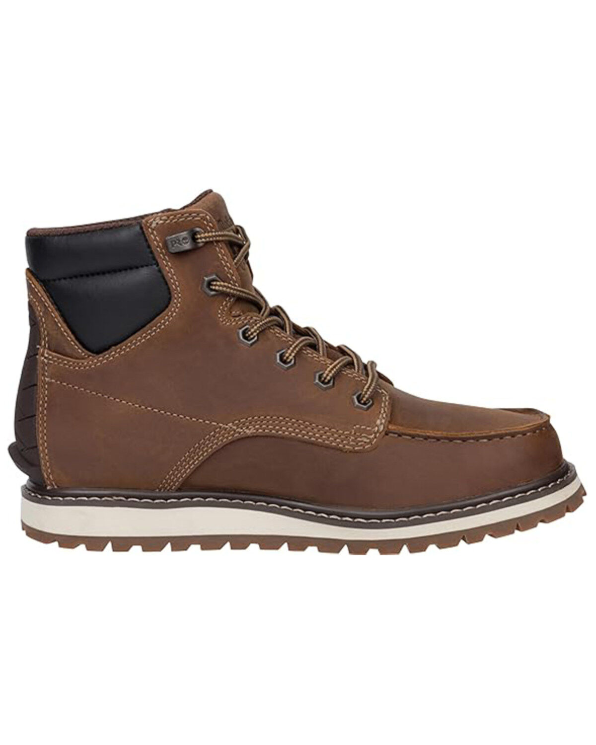 Image #1 - Timberland PRO Men's 6" Irvine Lace-Up Work Boots - Soft Toe, Brown, hi-res