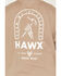 Image #4 - Hawx Men's Work To The Bone Short Sleeve Graphic T-Shirt, Tan, hi-res