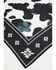 Image #4 - Idyllwind Women's Mona Cow Print Oversized Wild Rag, Black, hi-res