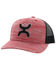 Image #1 - Hooey Men's Sterling Logo Embroidered Trucker Cap, Red, hi-res