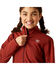 Image #3 - Ariat Girls' New Team Softshell Jacket, Rust Copper, hi-res