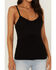 Idyllwind Women's Crystal Spring Rib Lace Top, Black, hi-res
