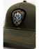 Image #2 - Moonshine Spirit Men's Skull Guitar Pick Logo Embroidered Patch Mesh Back Ball Cap, Olive, hi-res