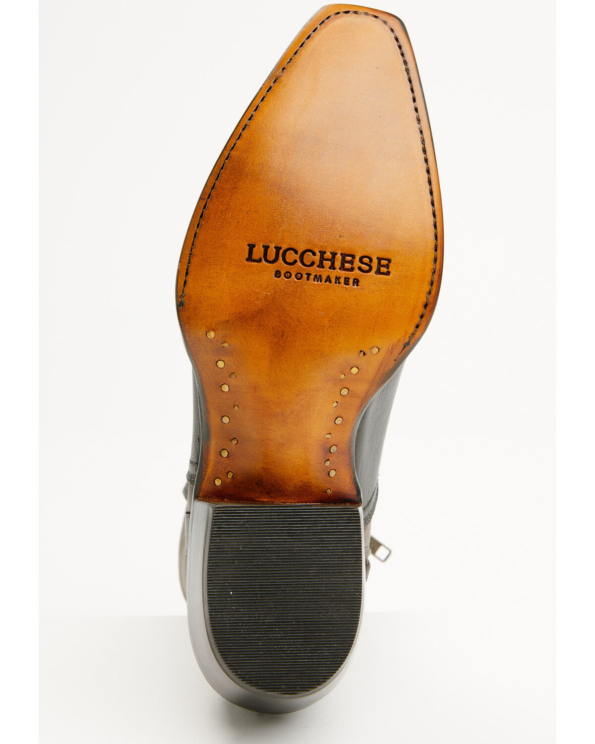 Image #7 - Lucchese Women's Cactus Western Booties - Snip Toe, Black, hi-res