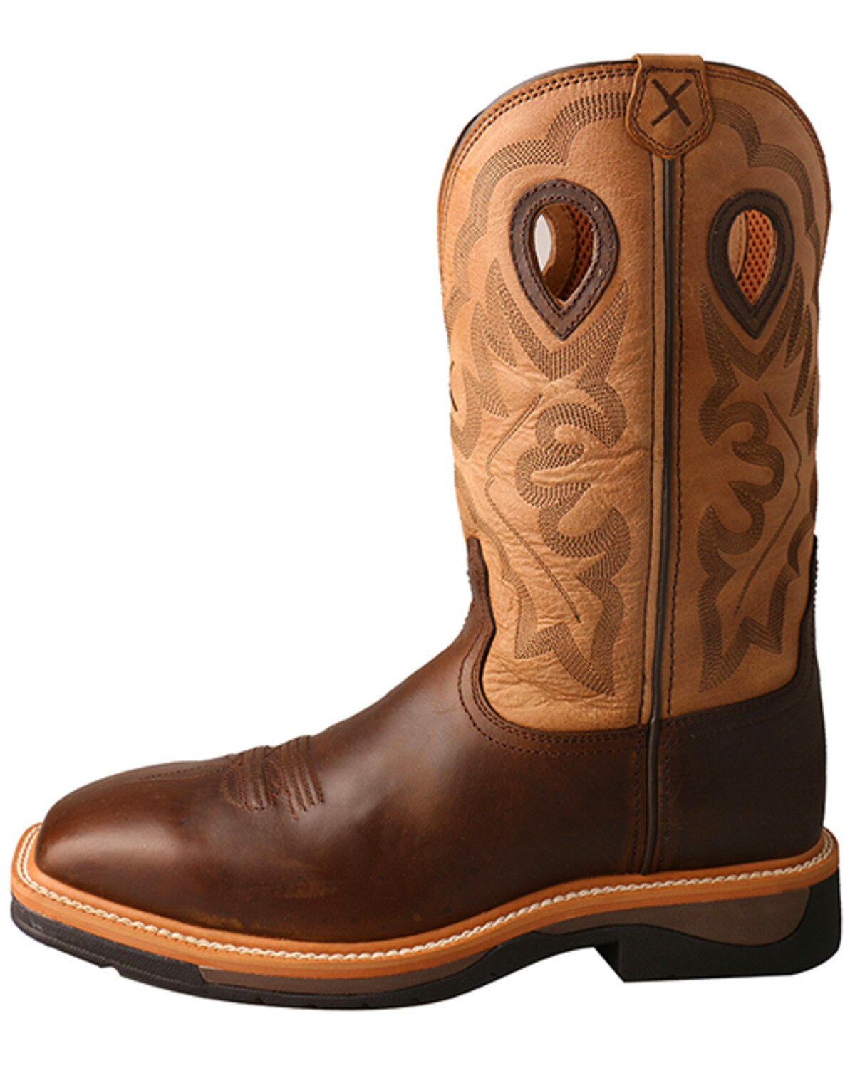 twisted x black lite cowboy work boots