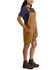 Carhartt Women's Rugged Flex® Relaxed Fit Canvas Work Shortalls, Brown, hi-res