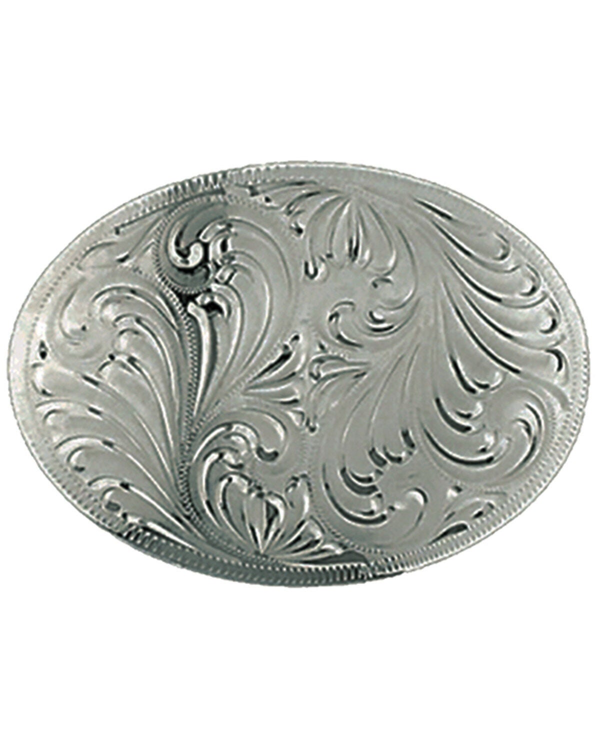 Western Express Engraved Belt Buckle, No Color, hi-res