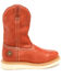 Image #4 - Hawx Men's 10" Grade Work Boots - Soft Toe, Red, hi-res