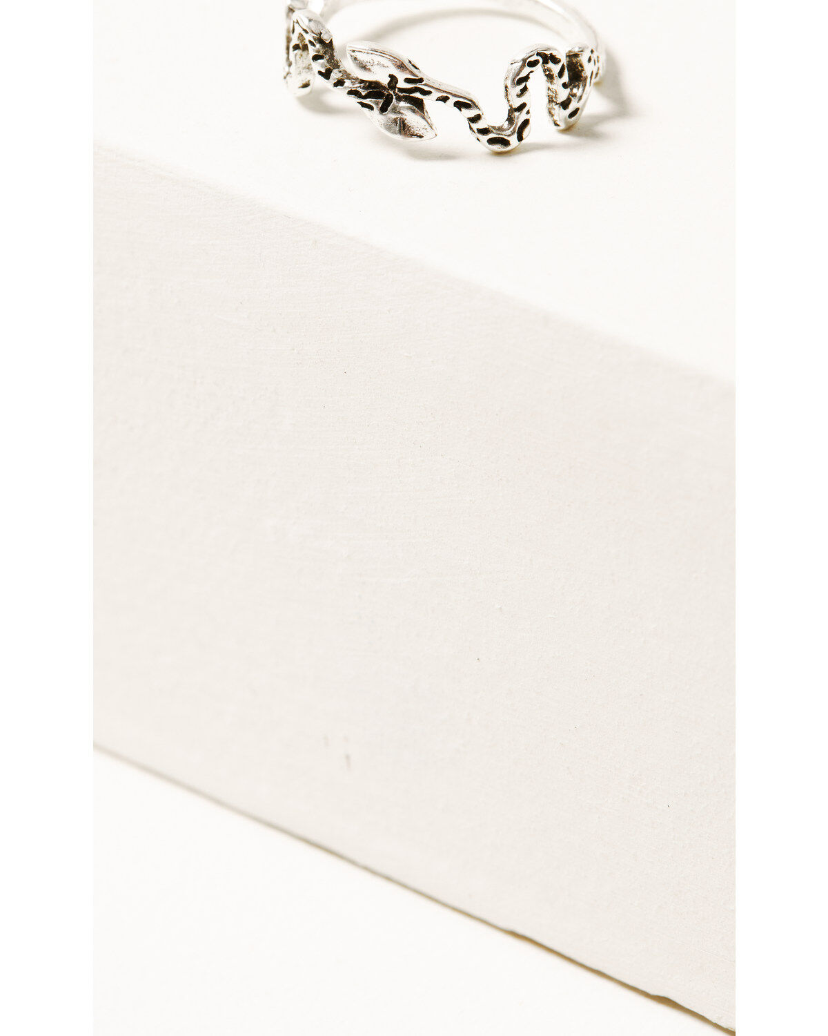 Image #2 - Shyanne Women's 6-piece Silver Hamsa Snake Moonstone Ring Set, Silver, hi-res