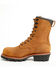 Image #3 - Hawx Men's 8" Logger Lace-Up Waterproof Work Boot - Composite Toe, Caramel, hi-res