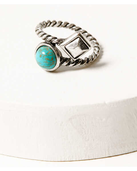 Image #4 - Idyllwind Women's Cypress Lane Ring Set, Turquoise, hi-res