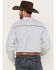 Cowboy Hardware Men's Puzzle Star Geo Print Long Sleeve Button Down Western Shirt, White, hi-res