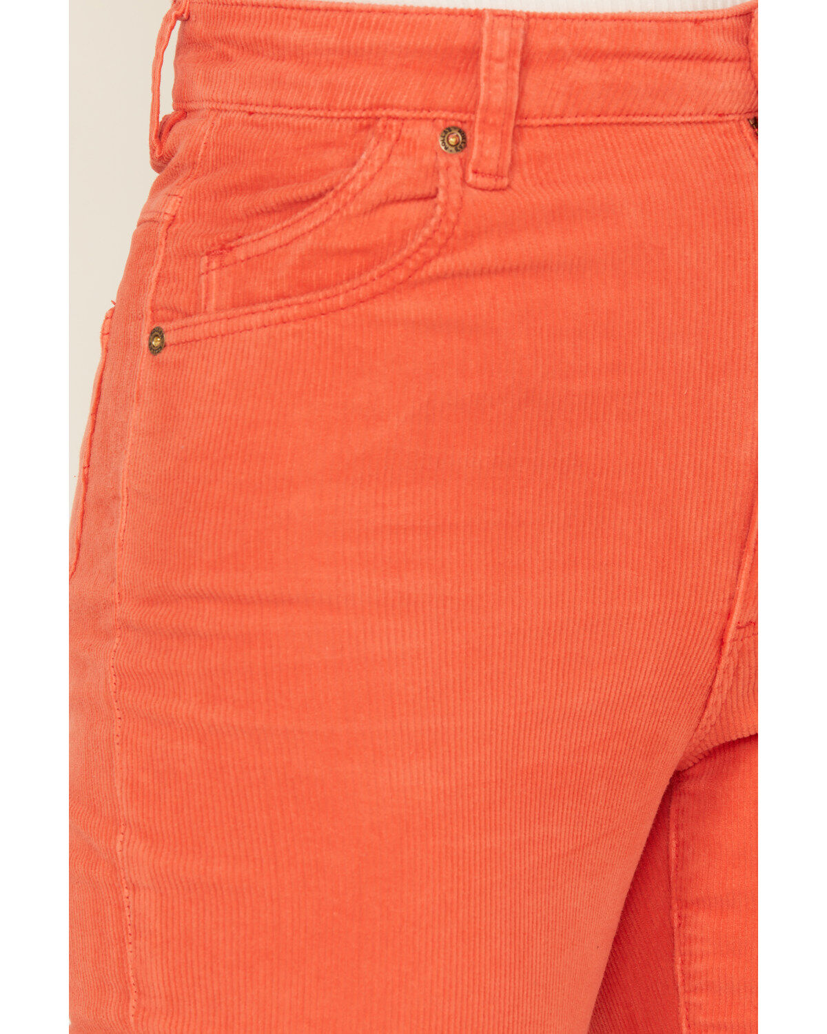 Image #2 - Rolla's Women's East Coast Corduroy Stretch Flare Jeans, Red, hi-res