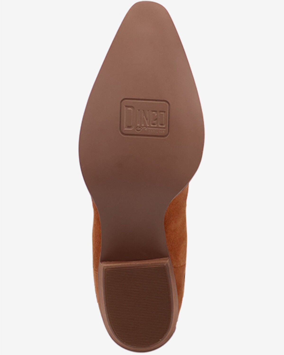 Image #7 - Dingo Women's Scrunchy Suede Booties - Snip Toe, Brown, hi-res