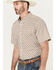 Image #2 - RANK 45® Men's Buckaloo Print Short Sleeve Button-Down Stretch Western Shirt, Multi, hi-res