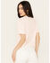 Image #4 - Cleo + Wolf Women's Save Water Boxy Graphic Tee, Mauve, hi-res