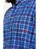 Image #3 - Ariat Men's Collins FR Plaid Print Long Sleeve Button Down Work Shirt, Blue, hi-res