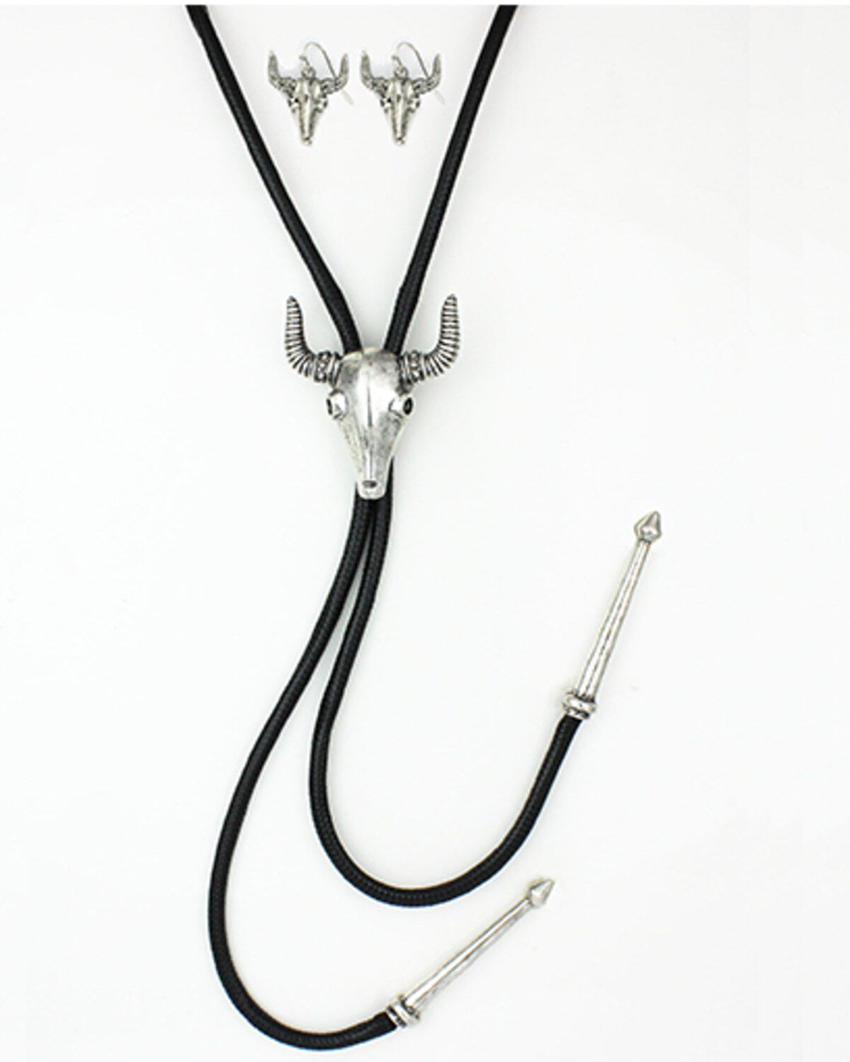 Image #1 - Shyanne Women's Silver Horn Boho Jewelry Set, Silver, hi-res