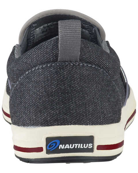 Nautilus Women's Westside Black Slip-On Work Shoes - Steel Toe, Black, hi-res