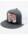 Image #1 - Lazy J Ranch Men's Serape Cow Patch Mesh-Back Ball Cap, Black, hi-res