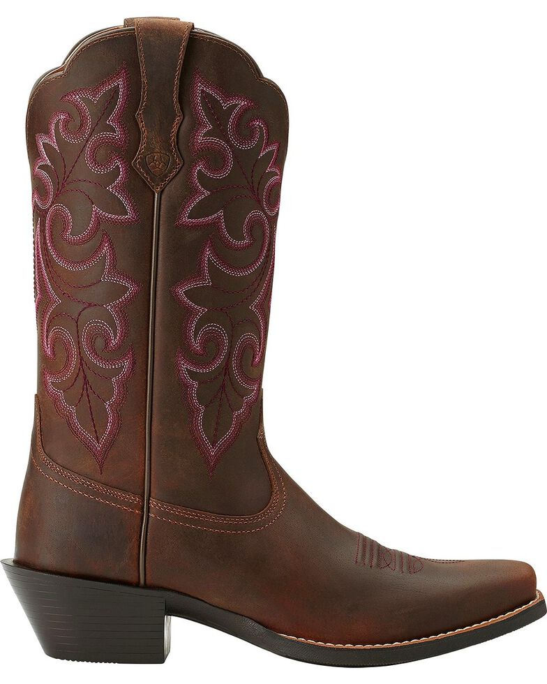 womens square toe boots low heel