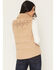 Image #5 - Idyllwind Women's Midvale Corduroy Embroidered Puffer Vest, Khaki, hi-res